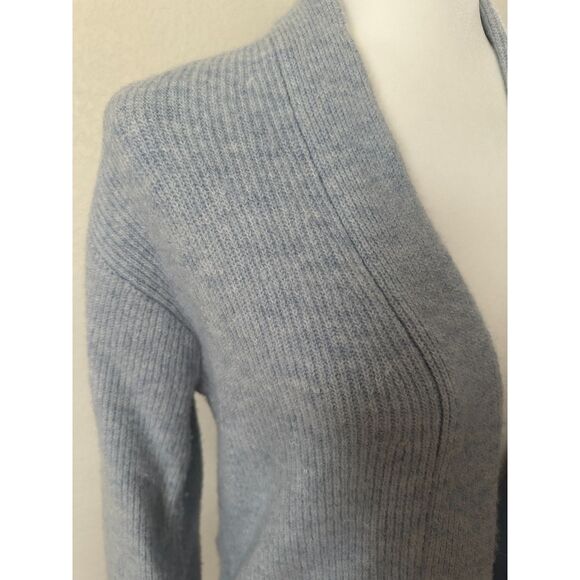 J Crew Longline Ribbed Knit Open Front Cardigan Sweater in Supersoft Yarn XXS - Picture 3 of 9